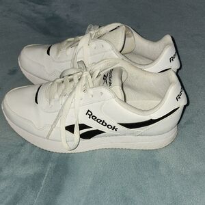 Reebok White and Black Athletic Shoes